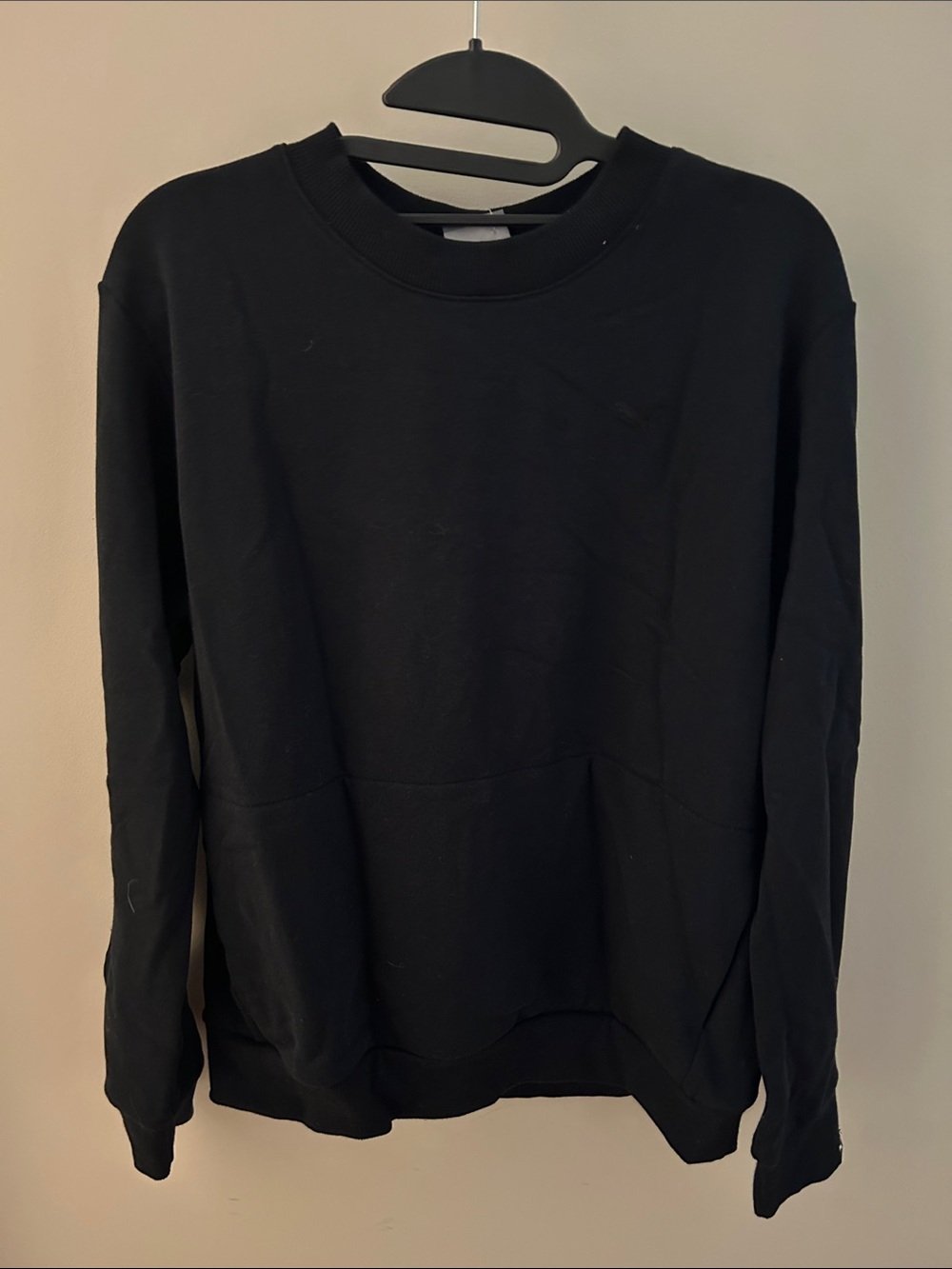 Puma women’s Fusion Crew Black Crewneck Pullover